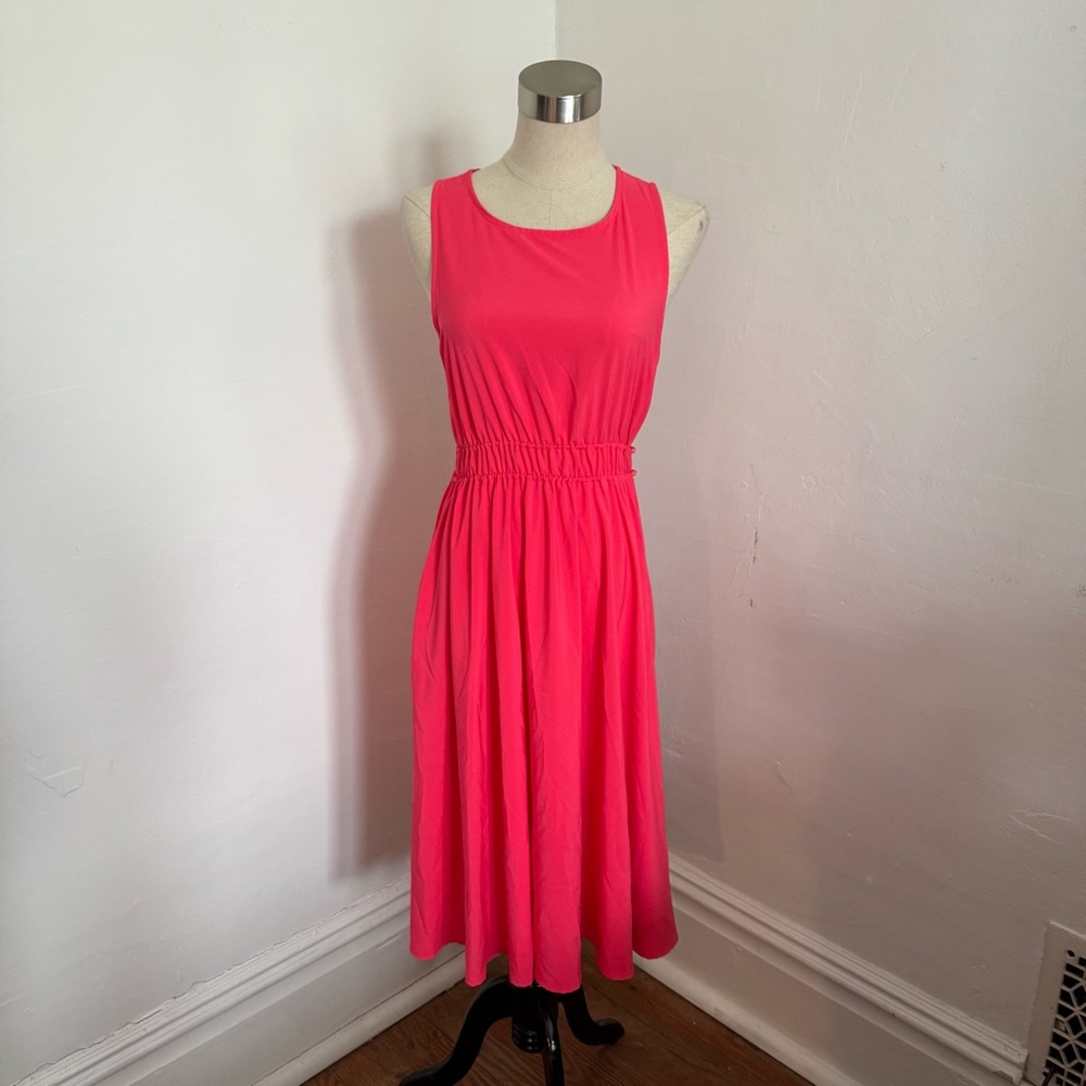 Zela Bright Pink Sleeveless Dress
